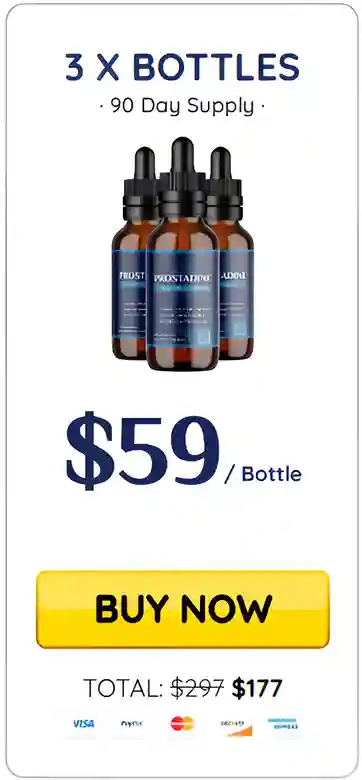 Prostadine 3 bottles pricing